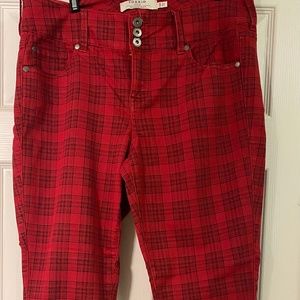 Red and Black Jeggings